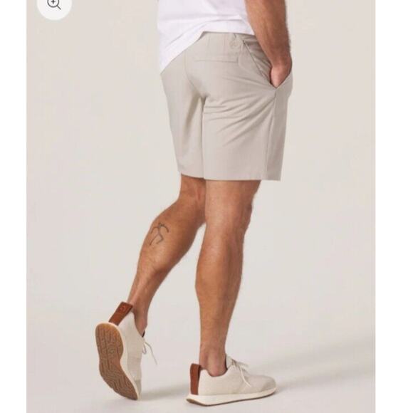 Normal Brand Hybrid Shorts Mens 31 Stretch Chino Performance 8" Zip Pocket Golf - Picture 2 of 15